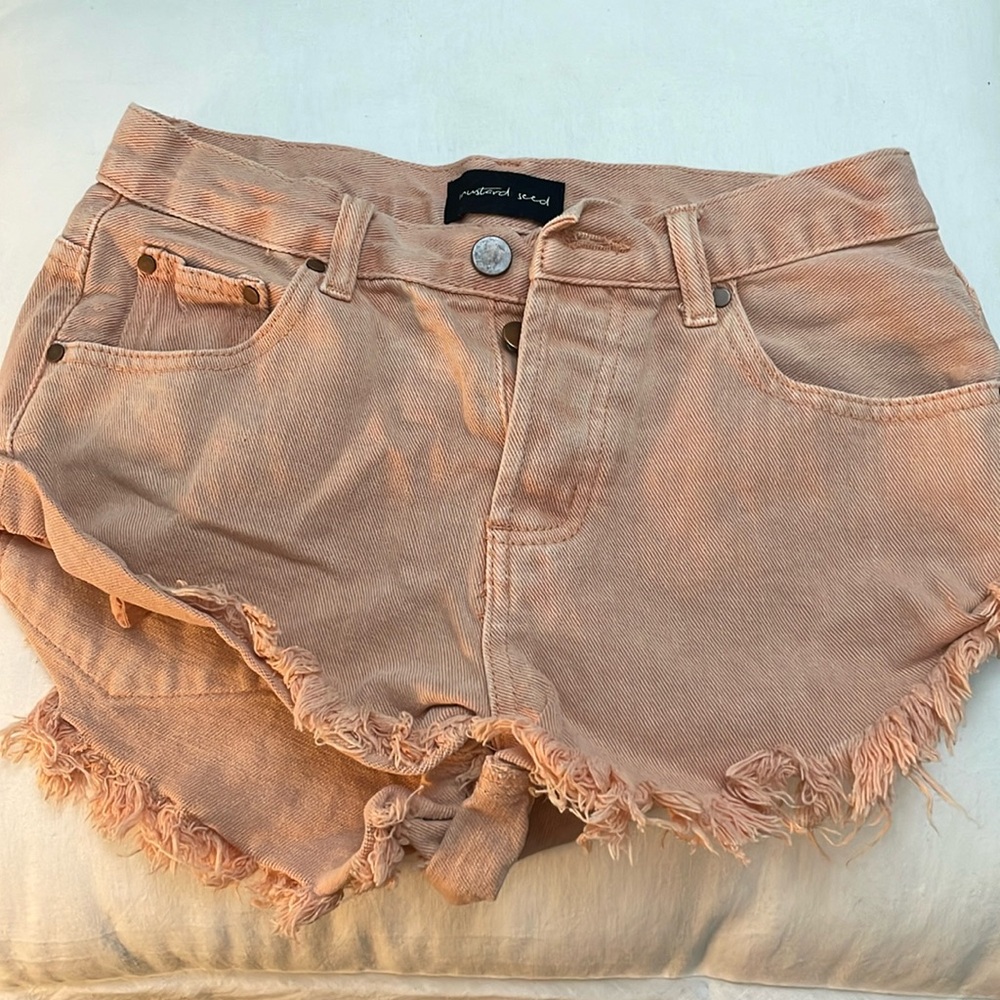 Denim shorts